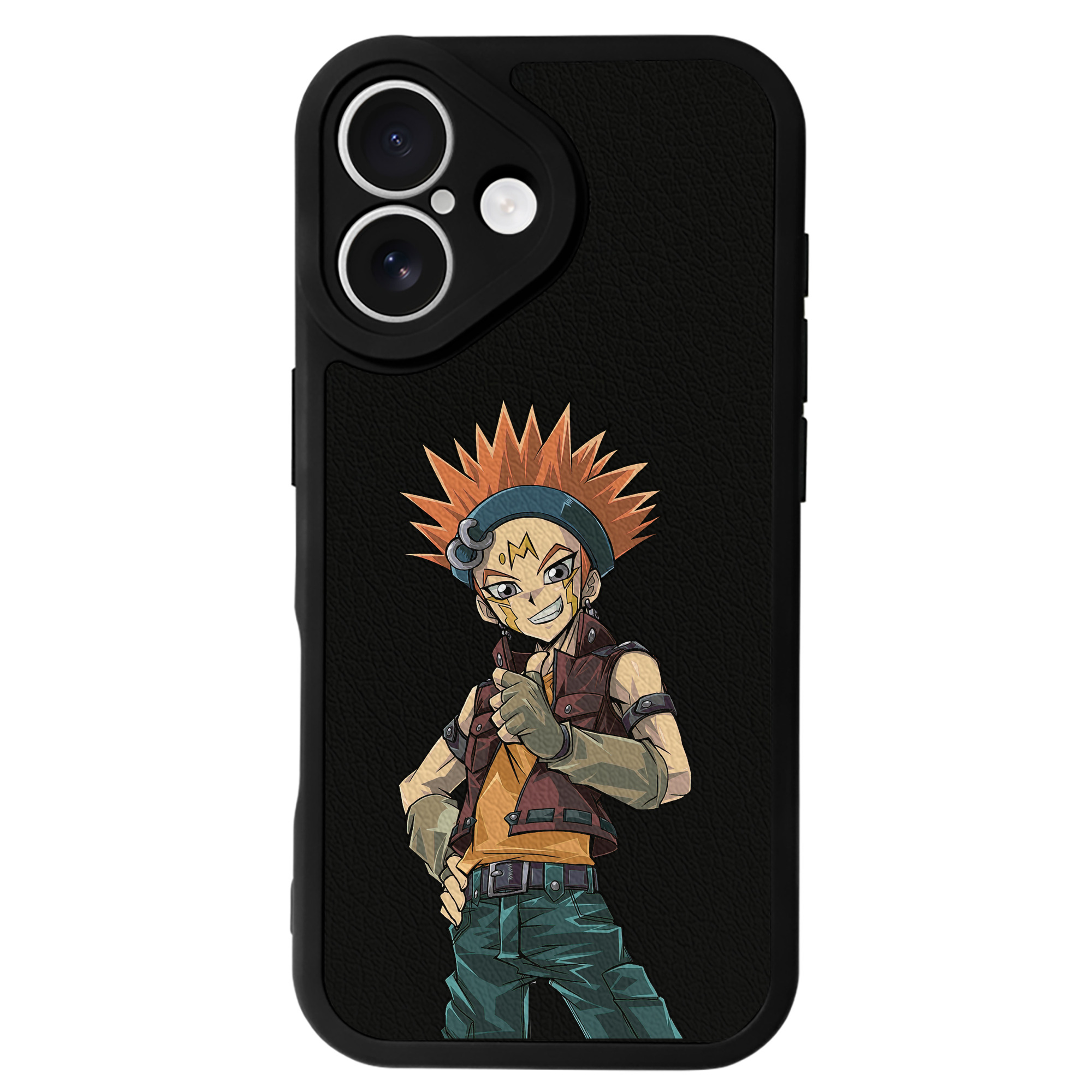 遊☆戯☆王 Yu-Gi-Oh! 【iPhone 16シリーズ対応】シリコンスマホケース（レザー調） 材質：シリコン